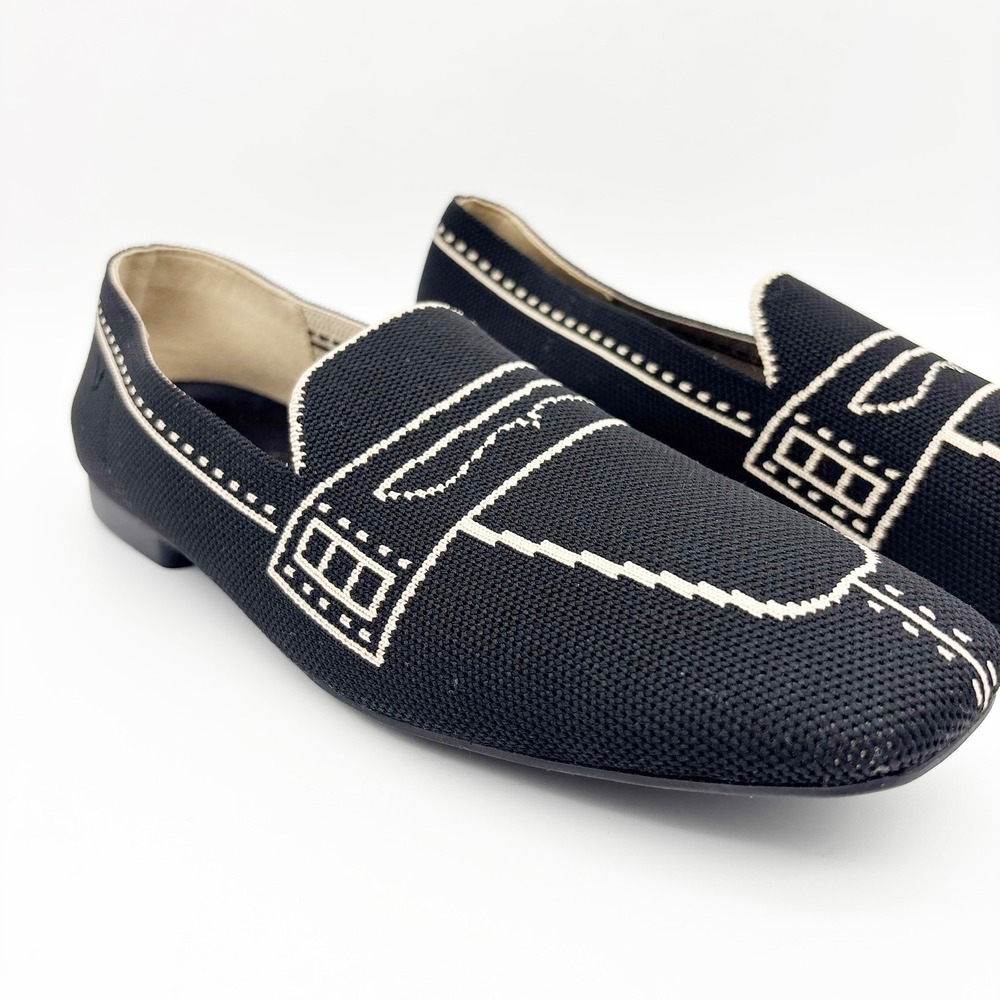NWB Vivaia Sierra Slip On Washable Loafers in Black Size 40 - Picture 7 of 16